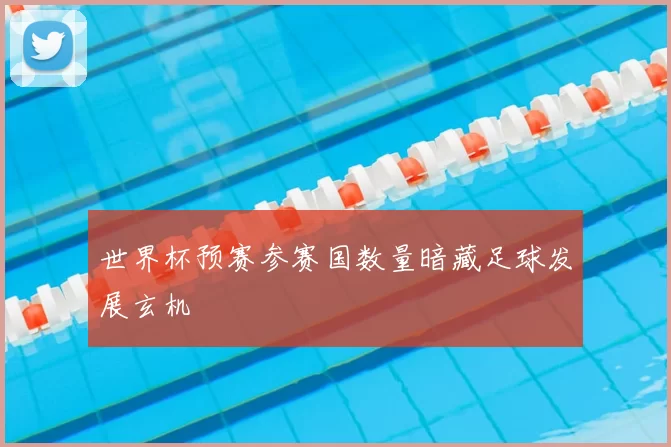 世界杯预赛参赛国数量暗藏足球发展玄机